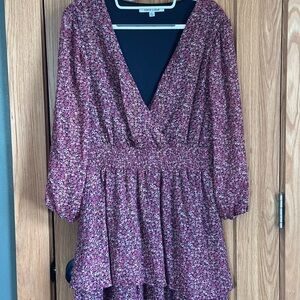 Mimi Chica Black and White Striped dress